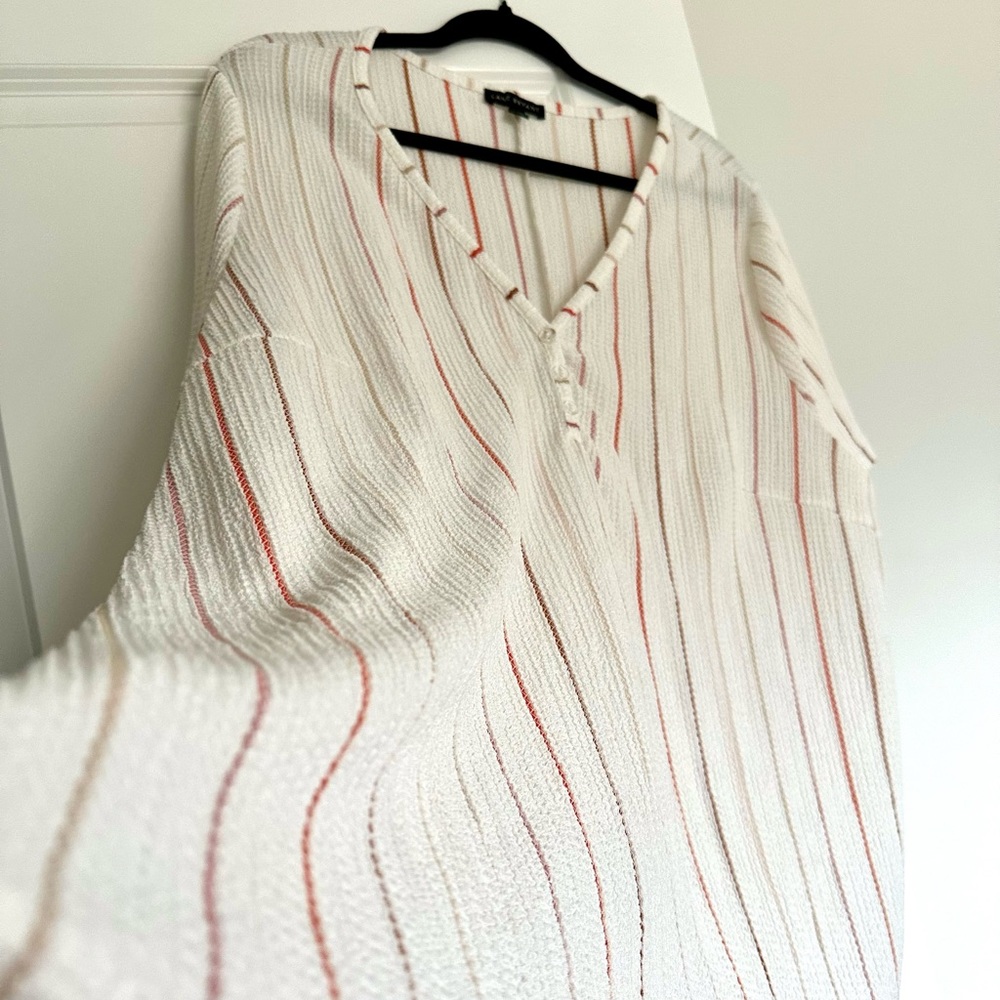 Lane Bryant Textured Summer Blouse